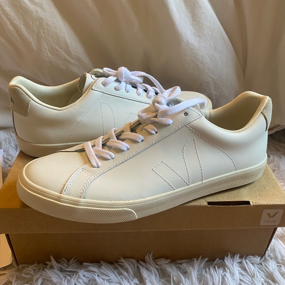 Men’s Veja Esplar Leather white sneaker (11)